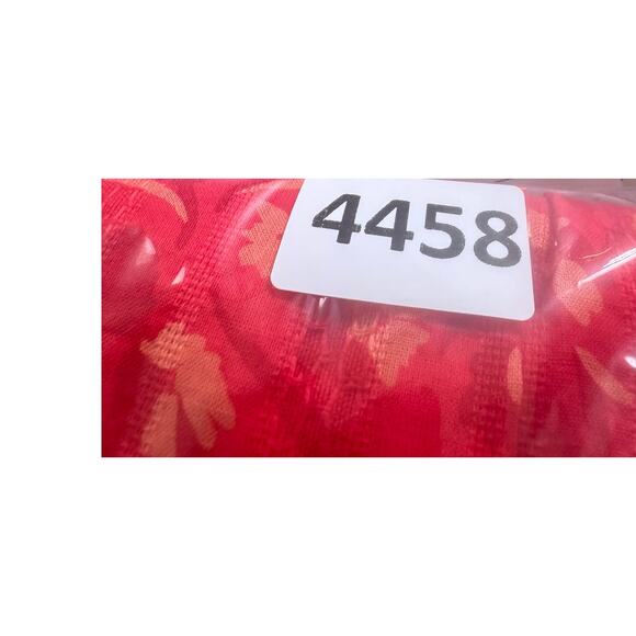 Universal Thread Medium Orange Top Off Shoulder 100% Cotton Puff Sleeve - Picture 7 of 8